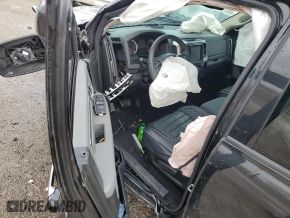 2018 Ram 1500 SLT with VIN 1C6RR7GG1JS307537, listed as a Copart auction lot 46714854 with Not provided miles and Salvage title. Bid and sale history available at DreamBid. Image 8.