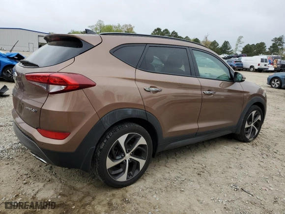 2016 Hyundai Tucson Sport with VIN KM8J33A27GU180749, listed as a Copart auction lot 51659865 with 70,506 mi miles and Salvage Title. Bid and sale history available at carsss.com. Image 3.