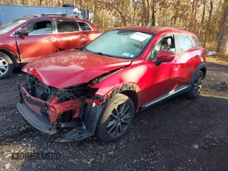 2017 Mazda CX-3 Grand Touring with VIN JM1DKFD77H0165528, listed as a IAAI auction lot 40942595 with 89,648 mi miles. Bid and sale history available at carsss.com. Image 18.
