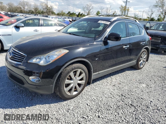 2014 Infiniti QX50 Journey with VIN JN1BJ0HR7EM192724, listed as a Copart auction lot 44741055 with 100,465 mi miles and Clean Title. Bid and sale history available at carsss.com. Image 1.