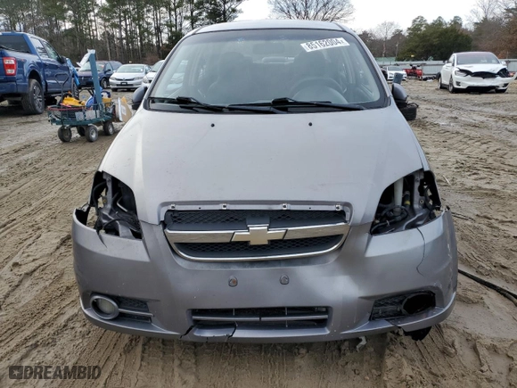 2009 Chevrolet Aveo LT w/2LT with VIN KL1TG56E29B395364, listed as a Copart auction lot 85162004 with 166,094 mi miles and Salvage Title. Bid and sale history available at carsss.com. Image 5.