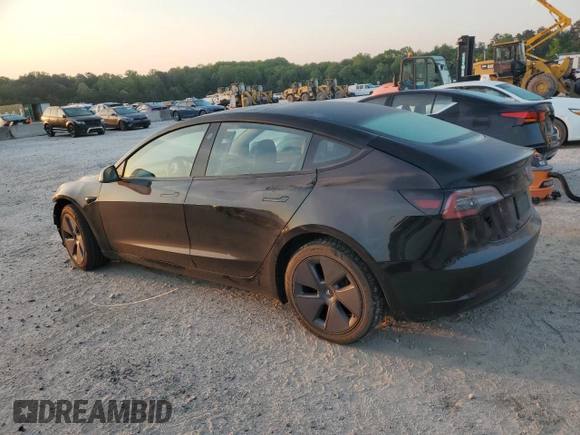 2022 Tesla Model 3 with VIN 5YJ3E1EA9NF369969, listed as a Copart auction lot 53670175 with 93,002 mi miles and Clean Title. Bid and sale history available at carsss.com. Image 2.