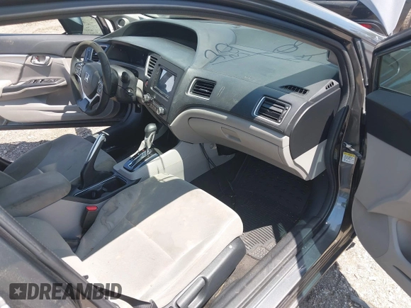2013 Honda Civic EX with VIN 2HGFB2F86DH523443, listed as a IAAI auction lot 42199685 with 189,804 mi miles and . Bid and sale history available at DreamBid. Image 5.