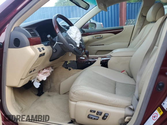 2007 Lexus LS 460 with VIN JTHBL46F475030195, listed as a Copart auction lot 65994595 with Not provided miles and Clean title. Bid and sale history available at DreamBid. Image 7.