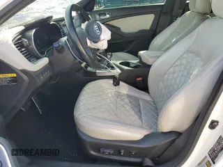 2015 Kia Optima SXL Turbo with VIN 5XXGR4A69FG389596, listed as a Copart auction lot 42535615 with Not Provided miles and Salvage Title. Bid and sale history available at DreamBid. Image 7.