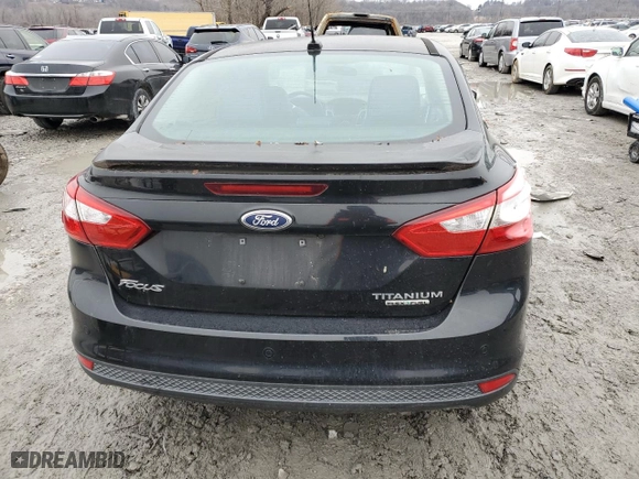2014 Ford Focus Titanium with VIN 1FADP3J23EL271306, listed as a Copart auction lot 44318705 with 0 mi miles and Salvage Title. Bid and sale history available at carsss.com. Image 6.