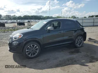 2021 FIAT 500X Pop with VIN ZFBNF3A18MP889126, listed as a Copart auction lot 56297295 with Not provided miles and Salvage title. Bid and sale history available at DreamBid. Image 1.
