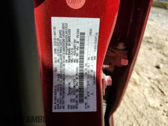 2013 Ford C-Max SE z VIN 1FADP5AUXDL501533, wystawiony jako Copart lot #52415345 z przebiegiem 74 105 mil mil oraz Szkoda całkowita • Salvage title. Historia ofert i sprzedaży dostępna na DreamBid. Obrazek 14.
