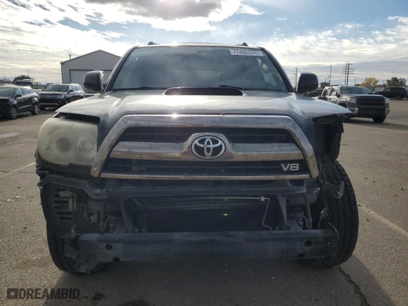 2007 Toyota 4Runner SR5 with VIN JTEBT14R178040366, listed as a Copart auction lot 77490024 with 185,773 mi miles and Salvage Title. Bid and sale history available at carsss.com. Image 5.