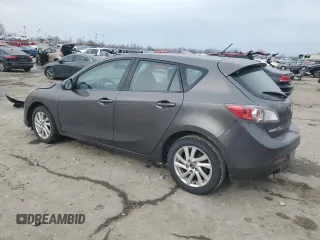 2013 Mazda 3 i Touring with VIN JM1BL1LPXD1833531, listed as a Copart auction lot 46881095 with 166,529 mi miles and Salvage Title. Bid and sale history available at carsss.com. Image 2.