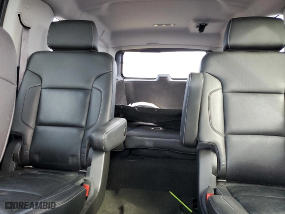 2015 Chevrolet Suburban LTZ with VIN 1GNSKKKCXFR722917, listed as a Copart auction lot 46176815 with 116,660 mi miles and Salvage Title. Bid and sale history available at carsss.com. Image 10.