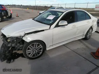 2009 Mercedes-Benz C-Class 3.0L Sport with VIN WDDGF54X79F213951, listed as a IAAI auction lot 38264904 with 1 mi miles. Bid and sale history available at carsss.com. Image 2.