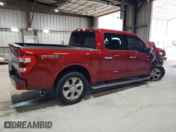2023 Ford F-150 XL with VIN 1FTFW1E53PFA44651, listed as a Copart auction lot 45546615 with 32,182 mi miles and Salvage Title. Bid and sale history available at carsss.com. Image 3.
