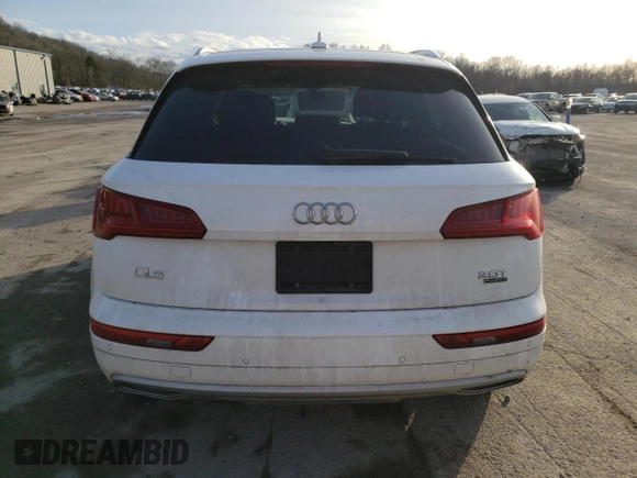 2018 Audi Q5 Premium Plus with VIN WA1BNAFY2J2235819, listed as a Copart auction lot 73505532 with 36,593 mi miles. Bid and sale history available at carsss.com. Image 6.