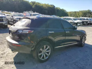 2005 Infiniti FX35 with VIN JNRAS08W15X204067, listed as a Copart auction lot 74496564 with 0 mi miles and Salvage Title. Bid and sale history available at carsss.com. Image 3.