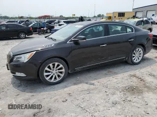 2014 Buick LaCrosse Leather with VIN 1G4GB5G32EF102843, listed as a Copart auction lot 59055155 with 160,750 mi miles and Salvage title. Bid and sale history available at DreamBid. Image 1.