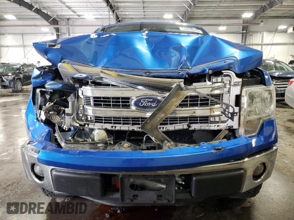 2013 Ford F-150 XL with VIN 1FTFW1EF1DKF18124, listed as a Copart auction lot 59978075 with 151,545 mi miles and Salvage title. Bid and sale history available at DreamBid. Image 5.