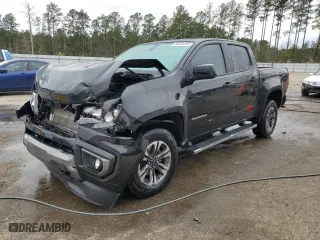 2022 Chevrolet Colorado 2WD Z71 with VIN 1GCGSDEN5N1244586, listed as a Copart auction lot 89294755 with 52,120 mi miles and Salvage Title. Bid and sale history available at carsss.com. Image 1.