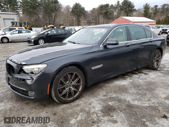 2011 BMW 7 Series 750Li xDrive with VIN WBAKC8C57BC434453, listed as a Copart auction lot 46473665 with 129,354 mi miles and Clean Title. Bid and sale history available at carsss.com. Image 1.
