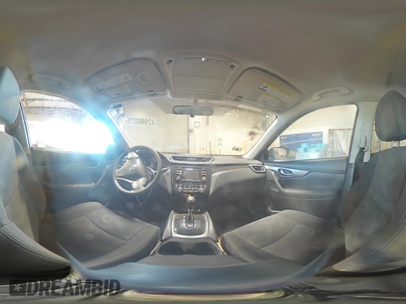 2016 Nissan Rogue SV with VIN KNMAT2MV6GP689816, listed as a Copart auction lot 42986025 with 49,300 mi miles and Salvage Title. Bid and sale history available at carsss.com. Image 14.