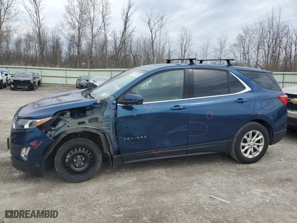 2019 Chevrolet Equinox LT with VIN 2GNAXKEV9K6214549, listed as a Copart auction lot 53817885 with 72,875 mi miles and Salvage Title. Bid and sale history available at carsss.com. Image 1.