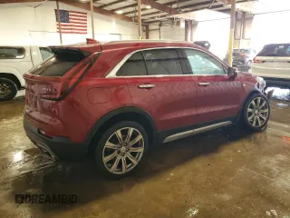 2019 Cadillac XT4 AWD Premium Luxury with VIN 1GYFZDR4XKF103773, listed as a Copart auction lot 47751935 with 98,705 mi miles and Salvage title. Bid and sale history available at DreamBid. Image 3.