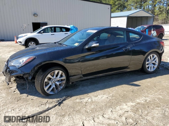 2013 Hyundai Genesis Coupe Track with VIN KMHHU6KJ9DU107140, listed as a Copart auction lot 50452515 with 86,019 mi miles and Salvage title. Bid and sale history available at DreamBid. Image 1.
