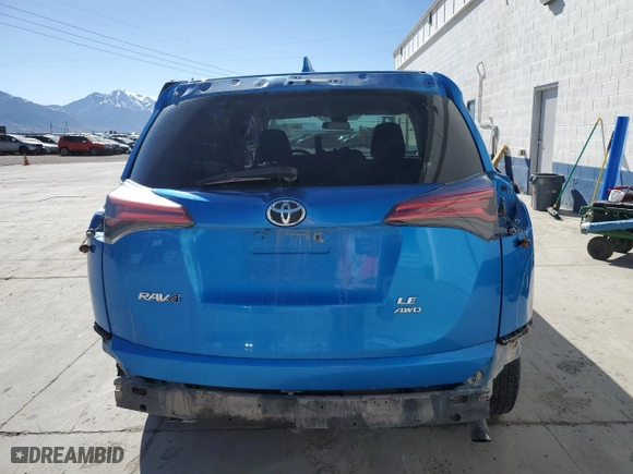 2017 Toyota RAV4 LE with VIN 2T3BFREV2HW665859, listed as a Copart auction lot 50316525 with 103,988 mi miles and Salvage Title. Bid and sale history available at carsss.com. Image 6.