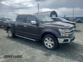 2020 Ford F-150 XL with VIN 1FTEW1E58LKF49324, listed as a Copart auction lot 58653615 with 118,520 mi miles and Salvage title. Bid and sale history available at DreamBid. Image 4.