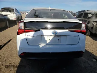 2022 Toyota Prius L Eco with VIN JTDKAMFU3N3166378, listed as a Copart auction lot 50728235 with 131,110 mi miles and Salvage Title. Bid and sale history available at carsss.com. Image 6.