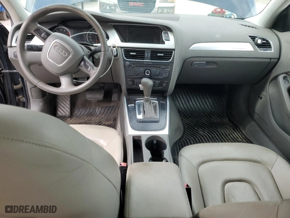 2009 Audi A4 2.0T Prem with VIN WAULF78K19N032219, listed as a Copart auction lot 53583085 with 127,834 mi miles and Clean Title. Bid and sale history available at carsss.com. Image 8.