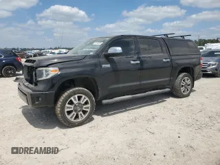2018 Toyota Tundra SR5 with VIN 5TFAW5F18JX704312, listed as a Copart auction lot 53145525 with 95,678 mi miles and Salvage title. Bid and sale history available at DreamBid. Image 1.