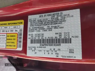 2013 Ford Fusion SE with VIN 3FA6P0H70DR183449, listed as a IAAI auction lot 42157349 with 86,690 mi miles. Bid and sale history available at carsss.com. Image 9.