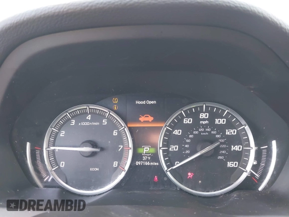 2018 Acura TLX w/Technology Pkg with VIN 19UUB1F5XJA002968, listed as a IAAI auction lot 41375655 with 97,166 mi miles. Bid and sale history available at carsss.com. Image 7.