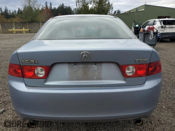 2004 Acura TSX with VIN JH4CL96854C020690, listed as a Copart auction lot 52648205 with 184,456 mi miles and Salvage Title. Bid and sale history available at carsss.com. Image 6.