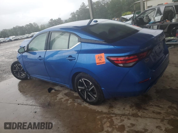 2024 Nissan Sentra SV with VIN 3N1AB8CV6RY311717, listed as a Copart auction lot 63806895 with 14,109 mi miles and Clean title. Bid and sale history available at DreamBid. Image 2.