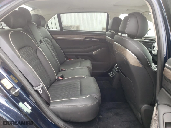 2021 Genesis G90 3.3T Premium with VIN KMTF34PA1MU084840, listed as a Copart auction lot 53474564 with 42,293 mi miles. Bid and sale history available at carsss.com. Image 10.