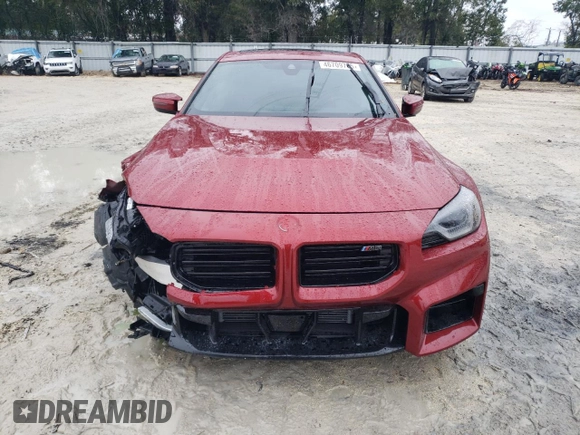 2025 BMW M2 with VIN 3MF23DM08S8F02990, listed as a Copart auction lot 46709765 with 4,373 mi miles and Salvage Title. Bid and sale history available at carsss.com. Image 5.