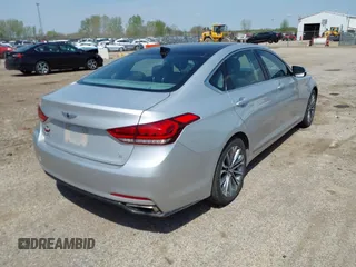 2016 Hyundai Genesis 3.8L z VIN KMHGN4JE9GU135591, wystawiony jako IAAI lot #42100533 z przebiegiem 58 011 mil mil oraz . Historia ofert i sprzedaży dostępna na DreamBid. Obrazek 4.