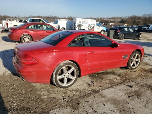 2005 Mercedes-Benz SL-Class 5.0L with VIN WDBSK75F75F094745, listed as a Copart auction lot 43600645 with NaN miles and Salvage Title. Bid and sale history available at carsss.com. Image 3.