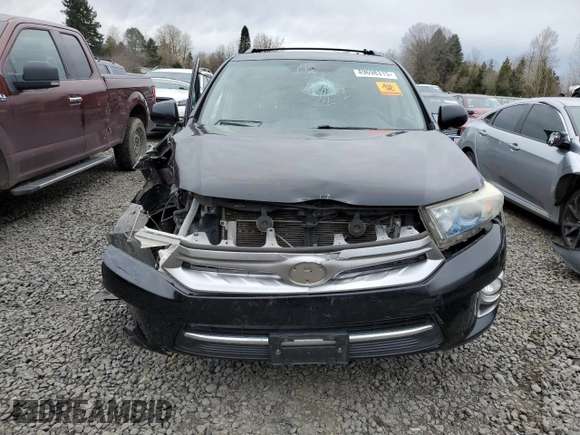 2012 Toyota Highlander Hybrid Limited with VIN JTEDC3EH8C2010580, listed as a Copart auction lot 49698315 with 0 mi miles and Salvage Title. Bid and sale history available at carsss.com. Image 5.