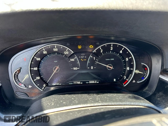 2017 BMW 5 Series 530i xDrive with VIN WBAJA7C32HG905341, listed as a Copart auction lot 53999195 with 77,786 mi miles and Clean Title. Bid and sale history available at carsss.com. Image 7.