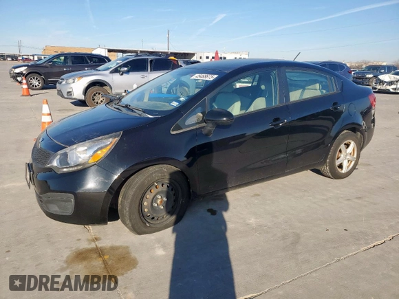 2013 Kia Rio LX with VIN KNADM4A33D6182847, listed as a Copart auction lot 45468675 with 64,718 mi miles and Salvage Title. Bid and sale history available at DreamBid. Image 1.