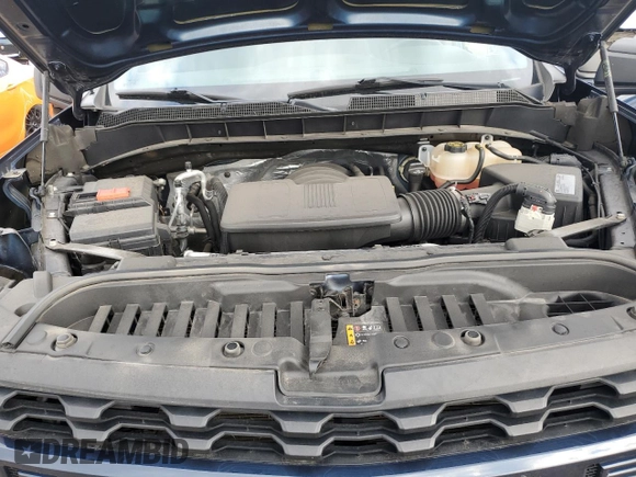 2021 Chevrolet Silverado 1500 Custom with VIN 3GCPYBEH1MG185453, listed as a Copart auction lot 78281804 with 75,380 mi miles and Salvage Title. Bid and sale history available at DreamBid. Image 11.