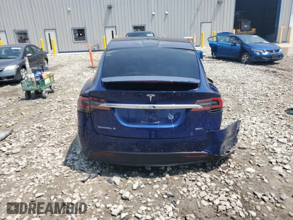 2016 Tesla Model X 70D z VIN 5YJXCAE27GF006668, wystawiony jako Copart lot #59637595 z przebiegiem 58 163 mil mil oraz Czysty tytuł • Clean title. Historia ofert i sprzedaży dostępna na DreamBid. Obrazek 6.