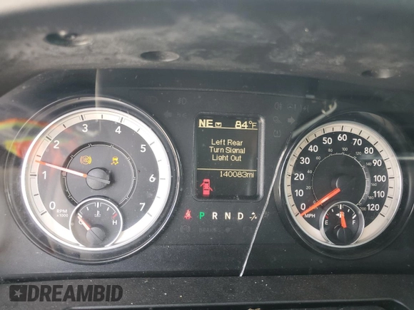 2018 Ram 1500 SLT with VIN 1C6RR6GG2JS104828, listed as a Copart auction lot 49711825 with 140,083 mi miles and Salvage title. Bid and sale history available at DreamBid. Image 9.