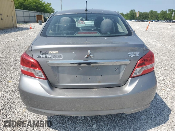 2017 Mitsubishi Mirage ES z VIN ML32F3FJ1HHF12135, wystawiony jako Copart lot #59205285 z przebiegiem 110 565 mil mil oraz Szkoda całkowita • Salvage title. Historia ofert i sprzedaży dostępna na DreamBid. Obrazek 6.