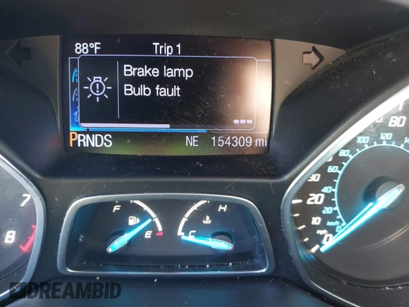 2013 Ford Escape SEL with VIN 1FMCU0HX8DUB38480, listed as a IAAI auction lot 42176271 with 154,309 mi miles. Bid and sale history available at carsss.com. Image 7.