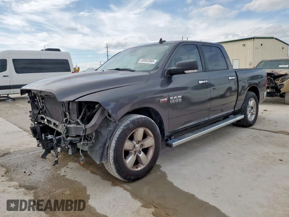 2016 Ram 1500 Lone Star with VIN 3C6RR6LT3GG388411, listed as a Copart auction lot 50082855 with 59,199 mi miles and Salvage Title. Bid and sale history available at carsss.com. Image 1.