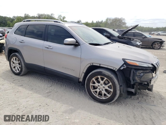2018 Jeep Cherokee Latitude Plus with VIN 1C4PJLLB1JD531485, listed as a Copart auction lot 53852045 with 114,888 mi miles and Salvage title. Bid and sale history available at DreamBid. Image 4.